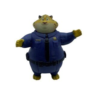 Disney Zootopia Officer Clawhauser PVC Figurine Collectible Toy 3"